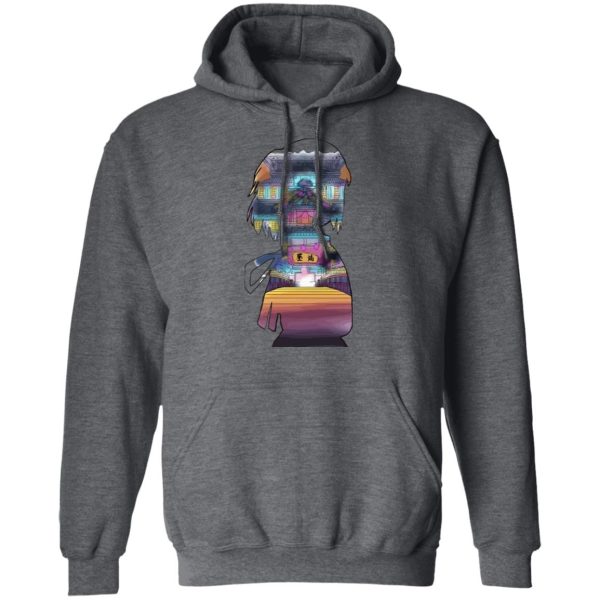 Chihiro From Spirited Away - Spirited Away – Sen and The Bathhouse Cutout Colorful Hoodie-Apparel, Chihiro From Spirited Away, Hoodie, Spirited Away