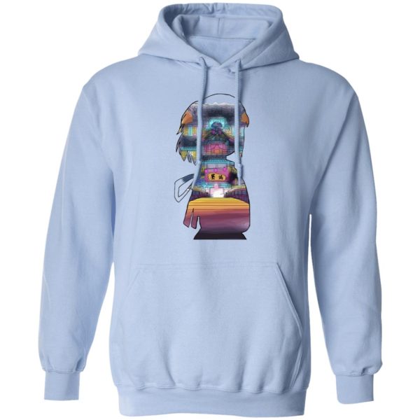 Chihiro From Spirited Away - Spirited Away – Sen and The Bathhouse Cutout Colorful Hoodie-Apparel, Chihiro From Spirited Away, Hoodie, Spirited Away