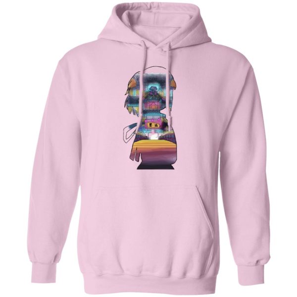 Chihiro From Spirited Away - Spirited Away – Sen and The Bathhouse Cutout Colorful Hoodie-Apparel, Chihiro From Spirited Away, Hoodie, Spirited Away