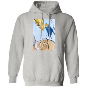 The Boy And The Heron Trailer - The Heron and Hayao Miyazaki Hoodie-The Boy And The Heron Trailer