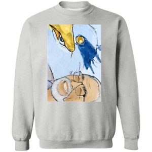 Boy And The Heron Release Date - The Heron and Hayao Miyazaki Sweatshirt-Boy And The Heron Release Date