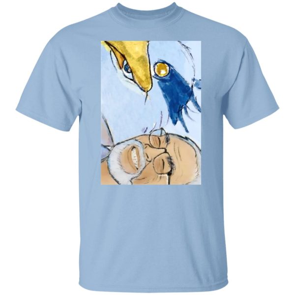 Cast Of The Boy And The Heron English Cast - The Heron and Hayao Miyazaki T Shirt-Cast Of The Boy And The Heron English Cast