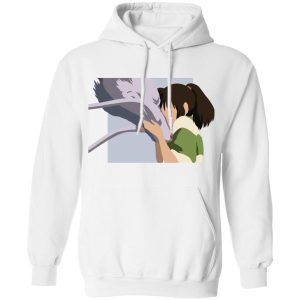 Miyazaki's Spirited Away - Spirited Away Haku and Chihiro Graphic Hoodie-Apparel, Hoodie, Miyazakis Spirited Away, Spirited Away