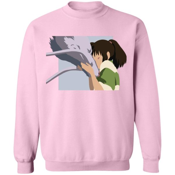 Spirited Away Bathhouse - Spirited Away Haku and Chihiro Graphic Sweatshirt-Apparel, Dragon In Spirited Away, Spirited Away, Spirited Away Bathhouse, Spirited Away Japanese, Sweatshirt