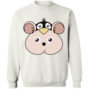 Soot Balls In Spirited Away - Spirited Away Boh with Yubaba’s bird Classic Sweatshirt-Apparel, Soot Balls In Spirited Away, Spirited Away, Sweatshirt