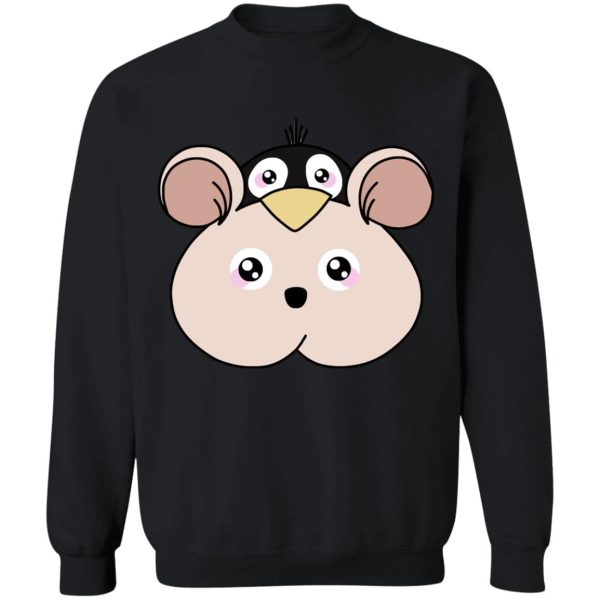 Soot Balls In Spirited Away - Spirited Away Boh with Yubaba’s bird Classic Sweatshirt-Apparel, Soot Balls In Spirited Away, Spirited Away, Sweatshirt