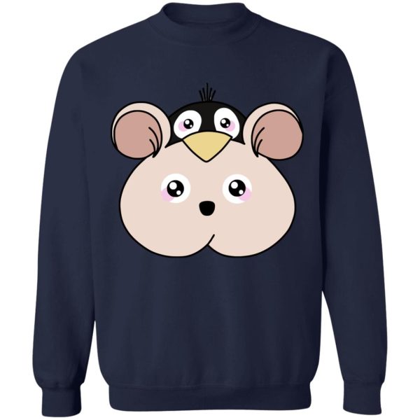 Soot Balls In Spirited Away - Spirited Away Boh with Yubaba’s bird Classic Sweatshirt-Apparel, Soot Balls In Spirited Away, Spirited Away, Sweatshirt