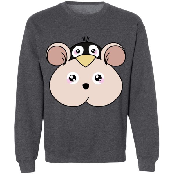 Soot Balls In Spirited Away - Spirited Away Boh with Yubaba’s bird Classic Sweatshirt-Apparel, Soot Balls In Spirited Away, Spirited Away, Sweatshirt