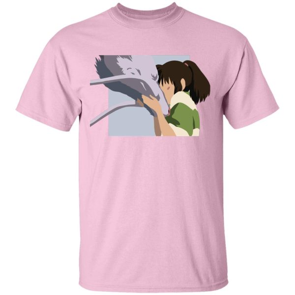 Spirited Away Dragon - Spirited Away Haku and Chihiro Graphic T Shirt-Apparel, Spirited Away, Spirited Away Dragon, Tshirt