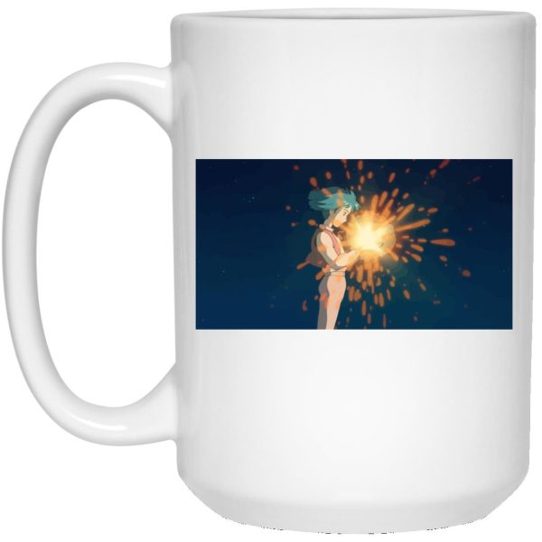 Sophie Howl's Moving Castle - Howl’s Moving Castle – Howl meets Calcifer Color Mug-Accessories, House Decor, Howl's Moving Castle, Mug, Sophie Howl's Moving Castle