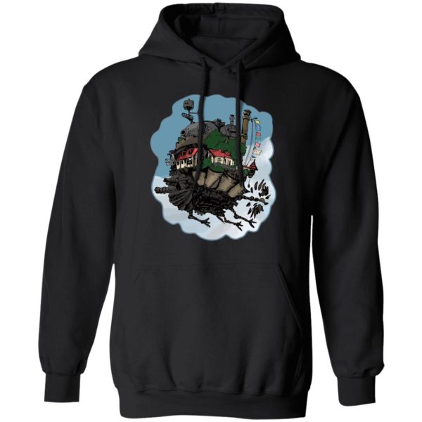 Howl's Moving Castle Poster - Howl’s Moving Castle Classic Color Hoodie-Apparel, Hoodie, Howl's Moving Castle, Howl's Moving Castle Poster