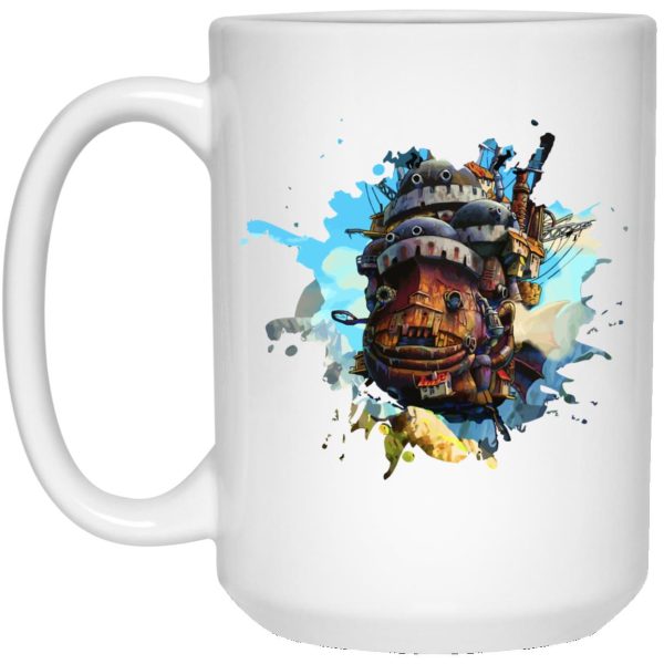 Characters Of Howl's Moving Castle - Howl’s Moving Castle Painting Mug-Accessories, Characters Of Howl's Moving Castle, House Decor, Howl's Moving Castle, Mug