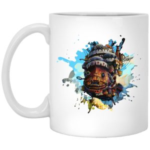 Characters Of Howl's Moving Castle - Howl’s Moving Castle Painting Mug-Accessories, Characters Of Howl's Moving Castle, House Decor, Howl's Moving Castle, Mug