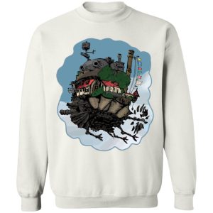 Christian Bale Howl's Moving Castle - Howl’s Moving Castle Classic Color Sweatshirt-Apparel, Christian Bale Howl's Moving Castle, Howl's Moving Castle, Sweatshirt