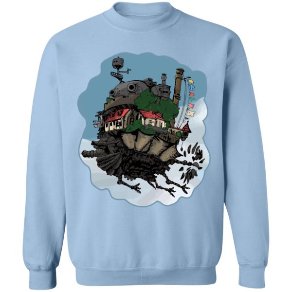 Christian Bale Howl's Moving Castle - Howl’s Moving Castle Classic Color Sweatshirt-Apparel, Christian Bale Howl's Moving Castle, Howl's Moving Castle, Sweatshirt