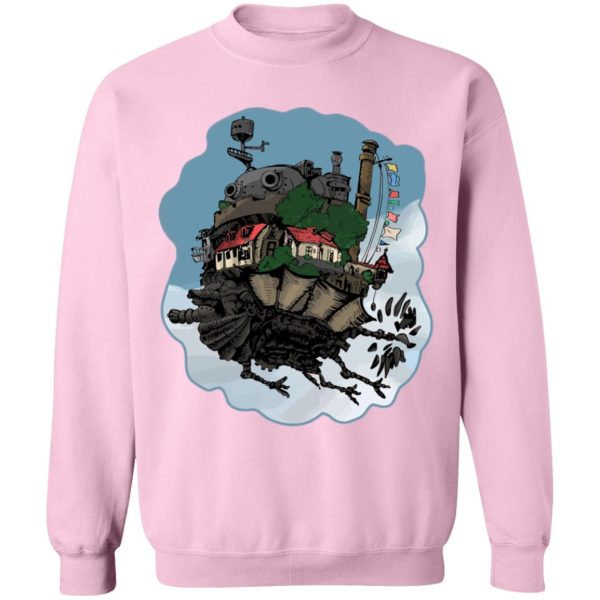 Christian Bale Howl's Moving Castle - Howl’s Moving Castle Classic Color Sweatshirt-Apparel, Christian Bale Howl's Moving Castle, Howl's Moving Castle, Sweatshirt