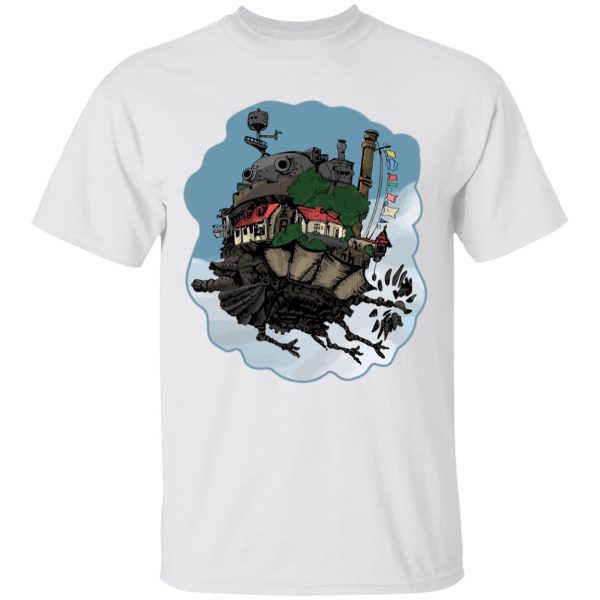 Howl's Moving Castle Showtimes - Howl’s Moving Castle Classic Color T Shirt-Apparel, Howl's Moving Castle, Howl's Moving Castle Showtimes, Tshirt