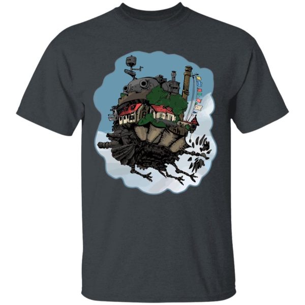 Howl's Moving Castle Showtimes - Howl’s Moving Castle Classic Color T Shirt-Apparel, Howl's Moving Castle, Howl's Moving Castle Showtimes, Tshirt