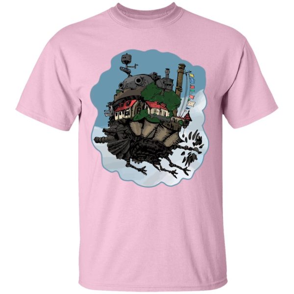 Howl's Moving Castle Showtimes - Howl’s Moving Castle Classic Color T Shirt-Apparel, Howl's Moving Castle, Howl's Moving Castle Showtimes, Tshirt