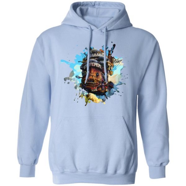 Howl's Moving Castle Howl - Howl’s Moving Castle Painting Hoodie-Apparel, Hoodie, Howl's Moving Castle, Howl's Moving Castle Howl