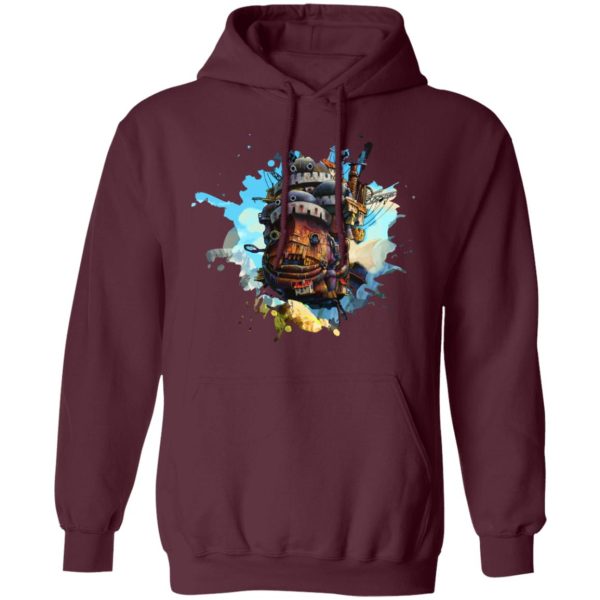 Howl's Moving Castle Howl - Howl’s Moving Castle Painting Hoodie-Apparel, Hoodie, Howl's Moving Castle, Howl's Moving Castle Howl