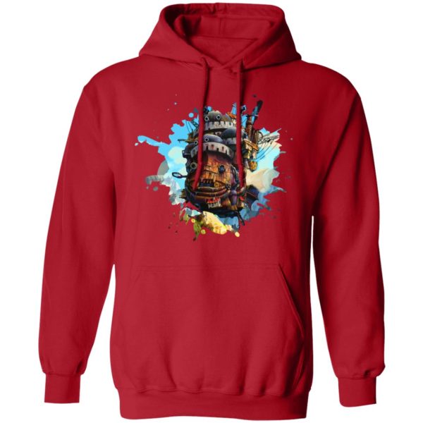 Howl's Moving Castle Howl - Howl’s Moving Castle Painting Hoodie-Apparel, Hoodie, Howl's Moving Castle, Howl's Moving Castle Howl