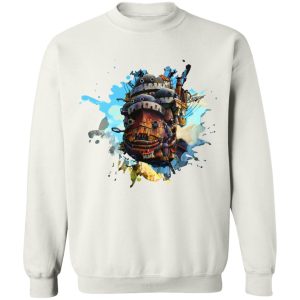 Howl's Moving Castle Ring - Howl’s Moving Castle Painting Sweatshirt-Apparel, Howl's Moving Castle, Howl's Moving Castle Ring, Sweatshirt