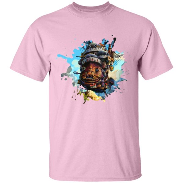 Witch Howl's Moving Castle - Howl’s Moving Castle Painting T Shirt-Apparel, Howl's Moving Castle, Tshirt, Witch Howl's Moving Castle