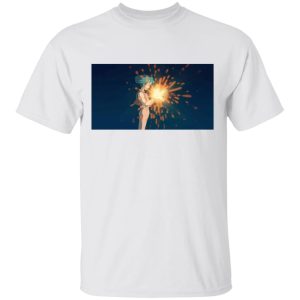 Howl's Moving Castle Music Sheet Piano - Howl’s Moving Castle – Howl meets Calcifer Color T Shirt-Apparel, Howl's Moving Castle, Howl's Moving Castle Music Sheet Piano, Tshirt