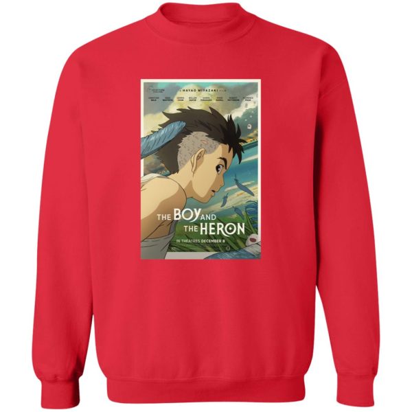 Where Can I Watch The Boy And The Heron - The Boy and The Heron Poster 2 Sweatshirt-Where Can I Watch The Boy And The Heron