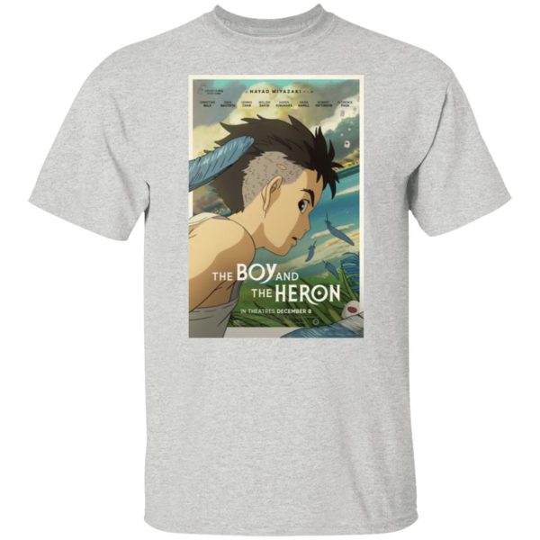 Boy And The Heron Japanese Name - The Boy and The Heron Poster 2 T Shirt-Boy And The Heron Japanese Name