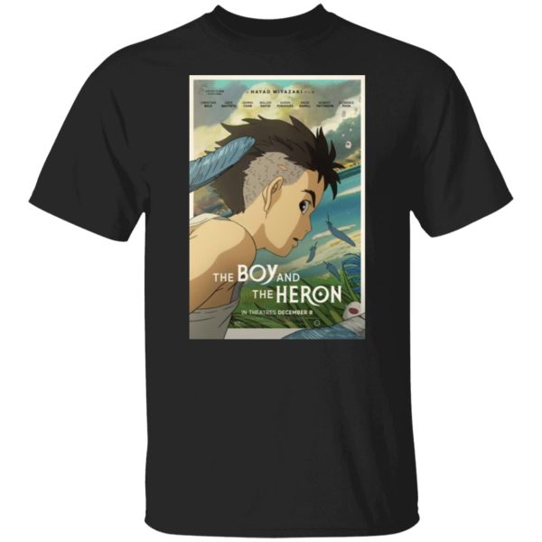 Boy And The Heron Japanese Name - The Boy and The Heron Poster 2 T Shirt-Boy And The Heron Japanese Name