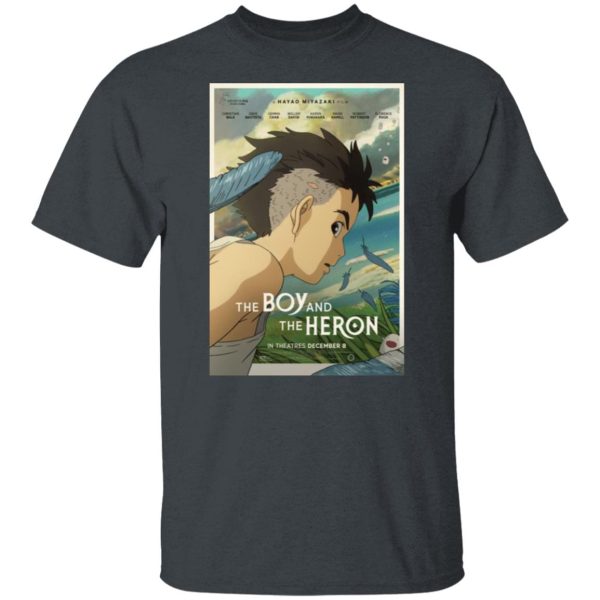 Boy And The Heron Japanese Name - The Boy and The Heron Poster 2 T Shirt-Boy And The Heron Japanese Name