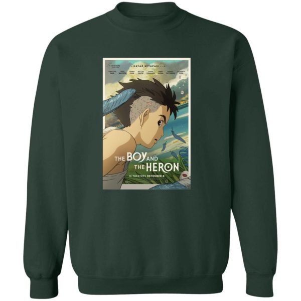 Where Can I Watch The Boy And The Heron - The Boy and The Heron Poster 2 Sweatshirt-Where Can I Watch The Boy And The Heron