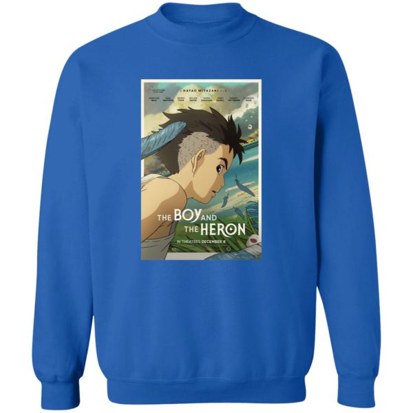 Where Can I Watch The Boy And The Heron - The Boy and The Heron Poster 2 Sweatshirt-Where Can I Watch The Boy And The Heron