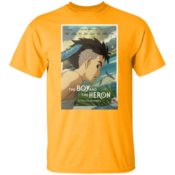 Boy And The Heron Japanese Name - The Boy and The Heron Poster 2 T Shirt-Boy And The Heron Japanese Name