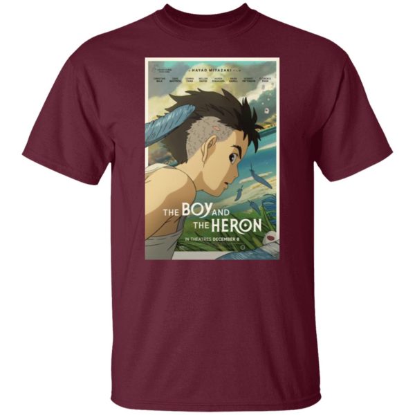 Boy And The Heron Japanese Name - The Boy and The Heron Poster 2 T Shirt-Boy And The Heron Japanese Name