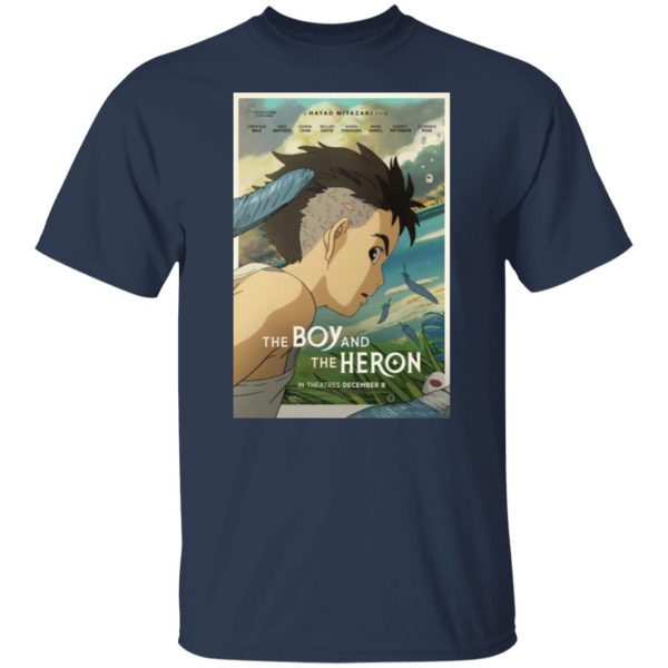 Boy And The Heron Japanese Name - The Boy and The Heron Poster 2 T Shirt-Boy And The Heron Japanese Name