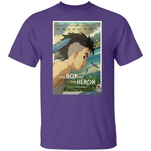 Boy And The Heron Japanese Name - The Boy and The Heron Poster 2 T Shirt-Boy And The Heron Japanese Name