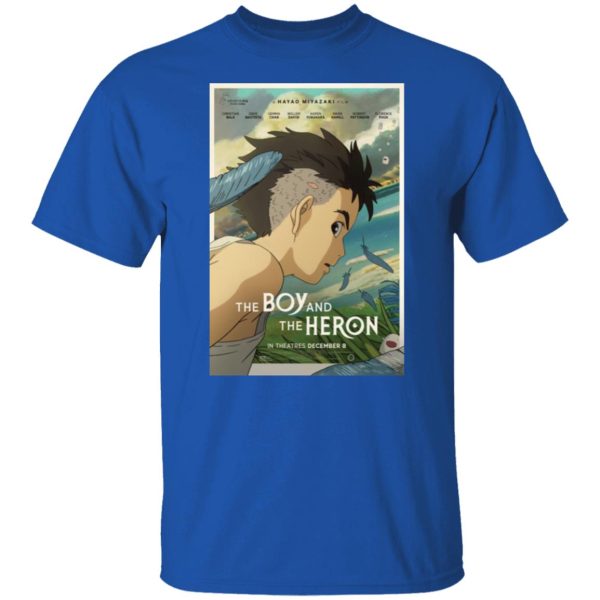 Boy And The Heron Japanese Name - The Boy and The Heron Poster 2 T Shirt-Boy And The Heron Japanese Name