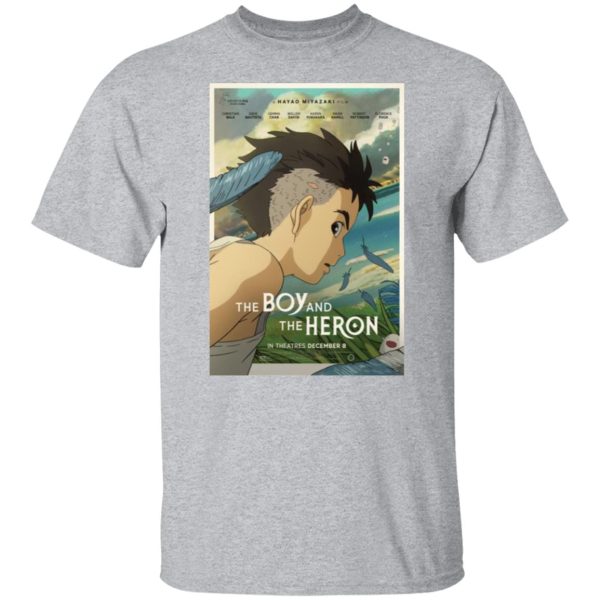 Boy And The Heron Japanese Name - The Boy and The Heron Poster 2 T Shirt-Boy And The Heron Japanese Name