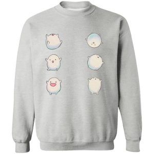 The Boy And The Heron Blu Ray - The Boy and The Heron – Warawara Chibi Fanart Sweatshirt-The Boy And The Heron Blu Ray