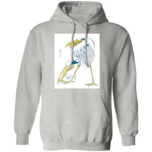 The Boy And The Heron Streaming Release Date - The Boy and The Heron – The Heron Sketch Hoodie-The Boy And The Heron Streaming Release Date