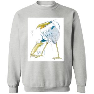 The Boy And The Heron Watch - The Boy and The Heron – The Heron Sketch Sweatshirt-The Boy And The Heron Watch