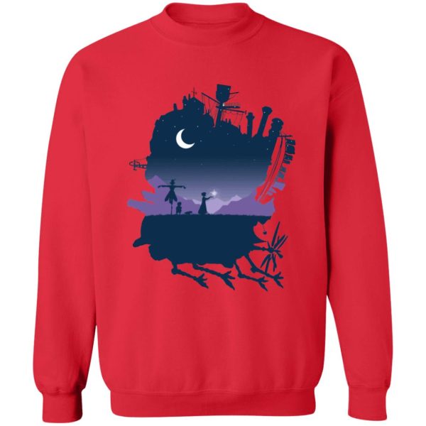 Howl's Moving Castle Diana Wynne Jones - Howl’s Moving Castle Midnight Sweatshirt-Apparel, Howl's Moving Castle, Howl's Moving Castle Diana Wynne Jones, Sweatshirt