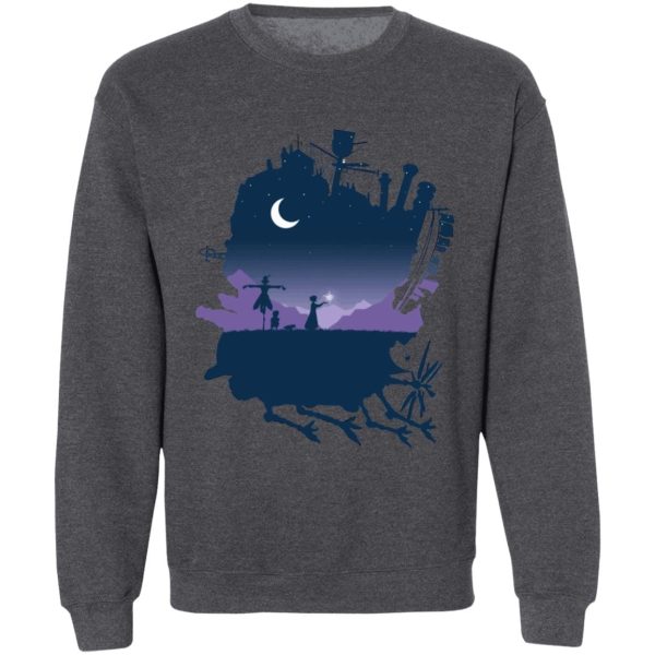 Howl's Moving Castle Diana Wynne Jones - Howl’s Moving Castle Midnight Sweatshirt-Apparel, Howl's Moving Castle, Howl's Moving Castle Diana Wynne Jones, Sweatshirt