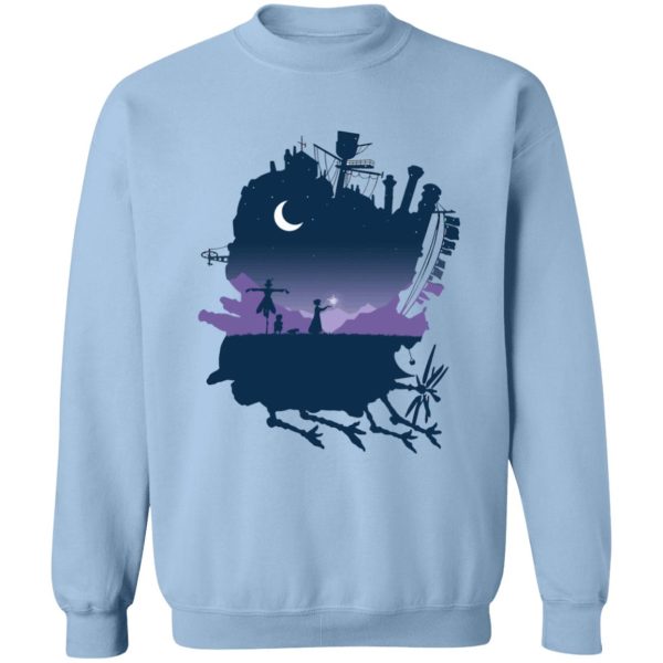 Howl's Moving Castle Diana Wynne Jones - Howl’s Moving Castle Midnight Sweatshirt-Apparel, Howl's Moving Castle, Howl's Moving Castle Diana Wynne Jones, Sweatshirt