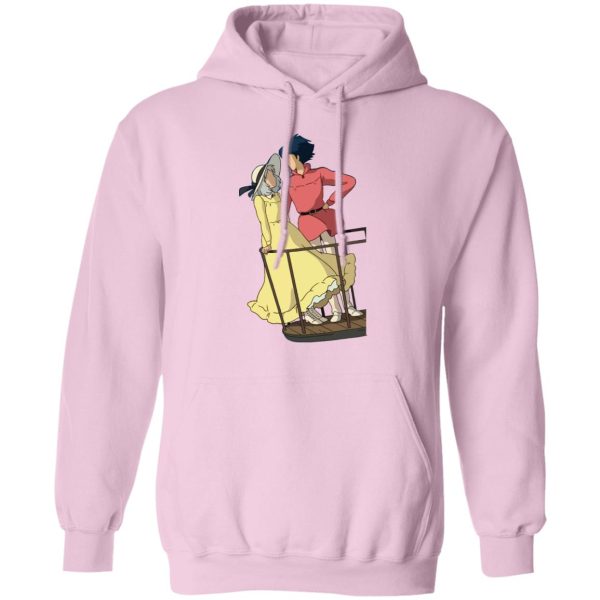 Howl's Moving Castle Piano - Howl’s Moving Castle – Sophie and Howl Gazing at Each other Hoodie-Apparel, Hoodie, Howl's Moving Castle, Howl's Moving Castle Piano