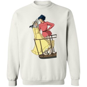 Special Edition Howl's Moving Castle - Howl’s Moving Castle – Sophie and Howl Gazing at Each other Sweatshirt-Apparel, Howl's Moving Castle, Special Edition Howl's Moving Castle, Sweatshirt