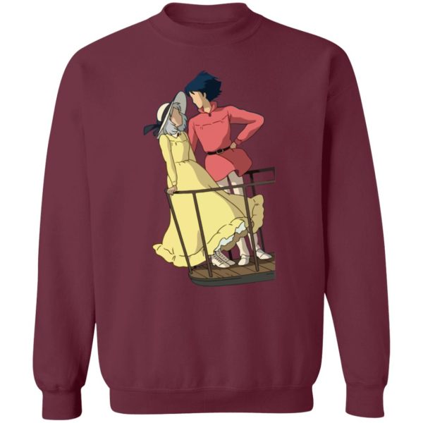 Special Edition Howl's Moving Castle - Howl’s Moving Castle – Sophie and Howl Gazing at Each other Sweatshirt-Apparel, Howl's Moving Castle, Special Edition Howl's Moving Castle, Sweatshirt